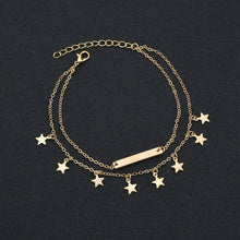 Load image into Gallery viewer, Boho Style Star Anklet Bangle