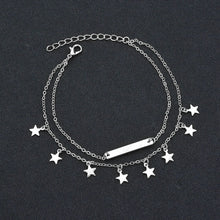 Load image into Gallery viewer, Boho Style Star Anklet Bangle
