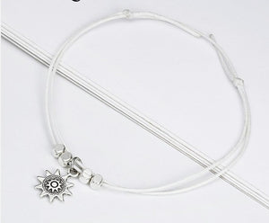 NS51 Vintage Multiple Layers Anklets