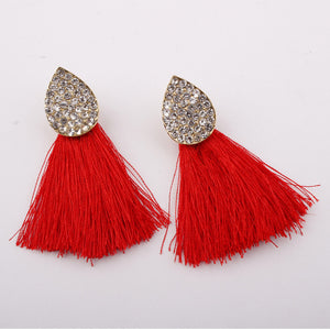 Exaggerate Women Bohemia Vintage Long Fringe Earrings