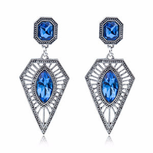 Vintage Crystal Drop Earrings