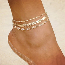 Load image into Gallery viewer, Boho Opal Female Anklets Bangle