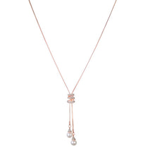 Load image into Gallery viewer, Pearl Crystal Long Necklace