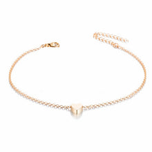 Load image into Gallery viewer, Simple Heart Female Anklets Bangle