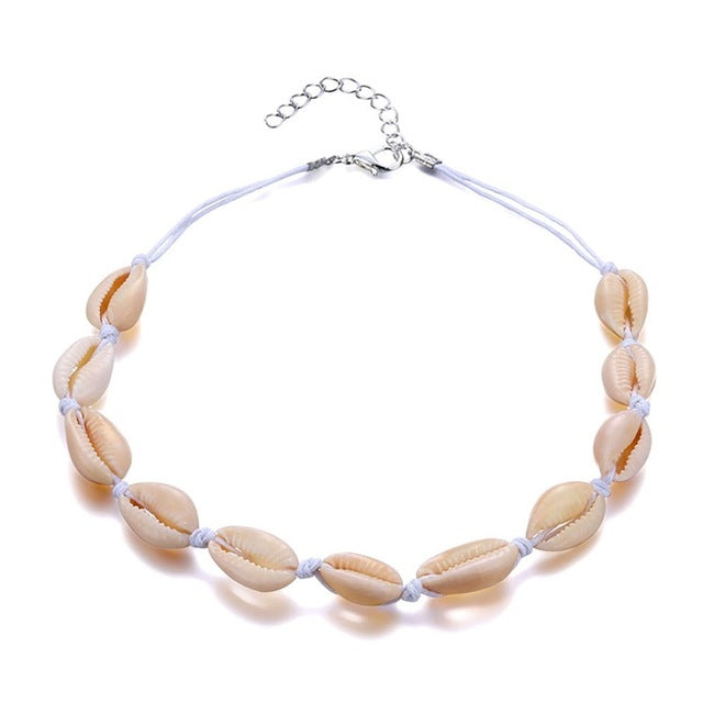 Natural Seashell Choker Necklace