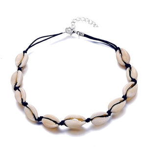 Natural Seashell Choker Necklace