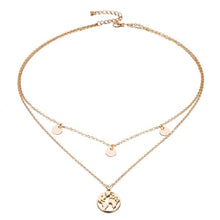 Load image into Gallery viewer, Round Sequined Multi Layer Necklace Sun-World