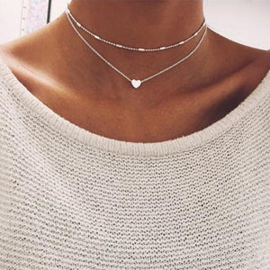 Heart Long Necklace