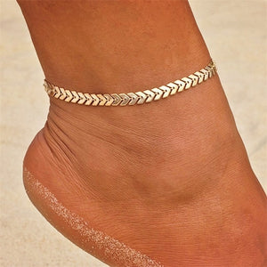 Vintage Boho Multi Layer Beads Anklets