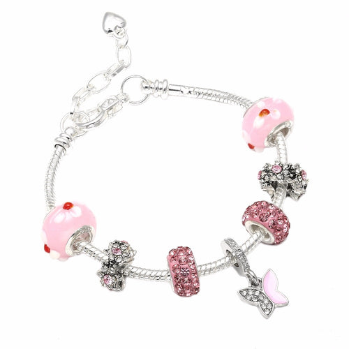Jewelry Pink  Charms Butterfly Bracelet