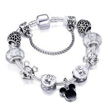 Load image into Gallery viewer, Silver Charm Bracelet