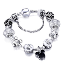 Load image into Gallery viewer, Silver Charm Bracelet