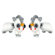 Load image into Gallery viewer, Polymer Lovely Clay Hippo Stud Earring