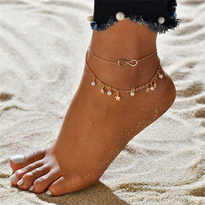 Modyle 3pcs/set Anklets Bangle