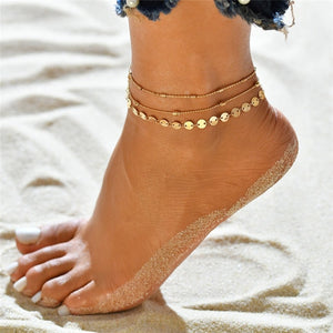 Modyle 3pcs/set Anklets Bangle