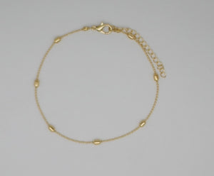 Simple Heart Anklets Bangle