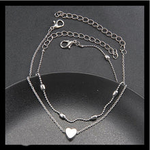 Load image into Gallery viewer, Simple Heart Anklets Bangle