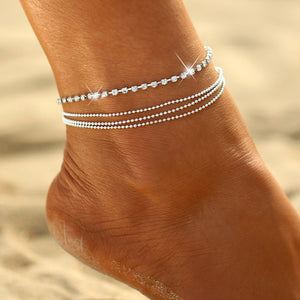 Gold Silver Color Anklet Bangle