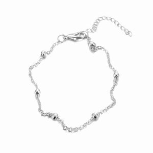 Simple Heart Ankle Bangle
