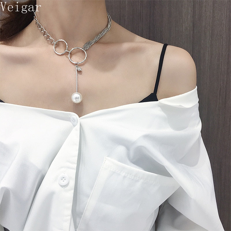 Pearl Chain Choker