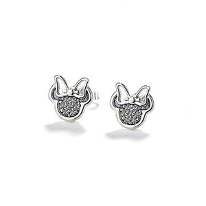 6 Styles Sparkling Minnie Mickey Earrings