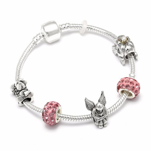 Silver Color Charm Bracelets