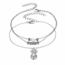 Load image into Gallery viewer, Summer Fashion Crystal Pineapple Anklets Bangle