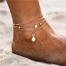 Load image into Gallery viewer, Bohemian Colorful Turkish Eyes Anklets