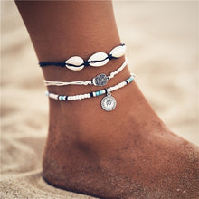 Load image into Gallery viewer, Bohemian Colorful Turkish Eyes Anklets