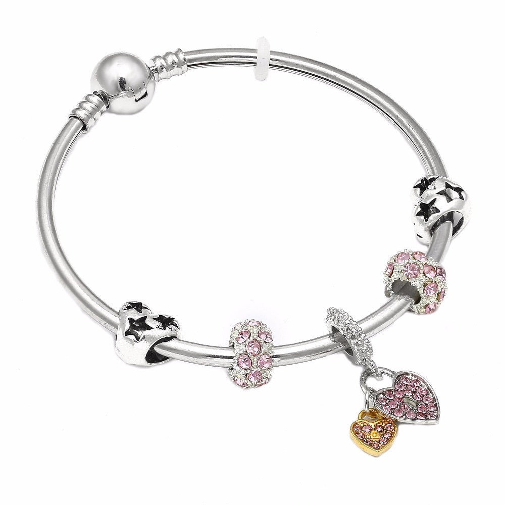 Simple Friendship Charm Bracelets