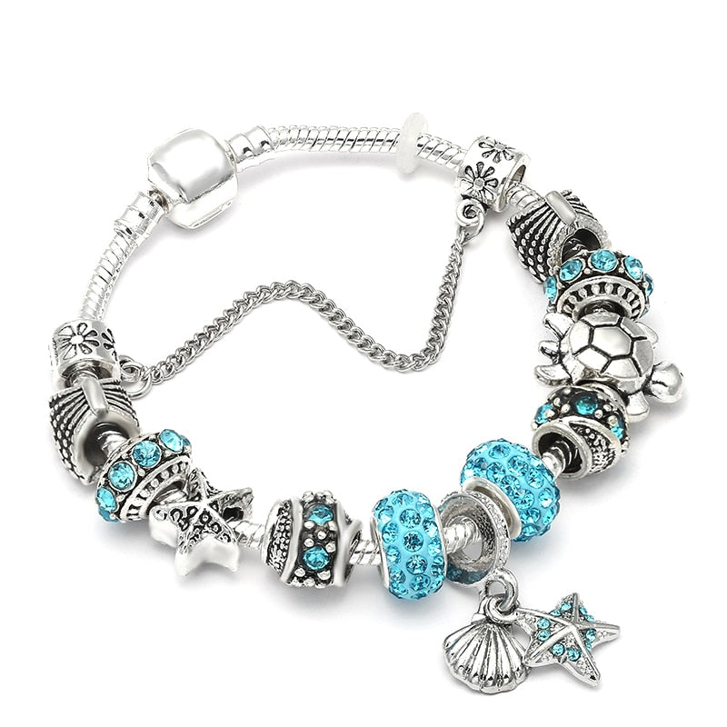 Starfish  Charm Bracelet
