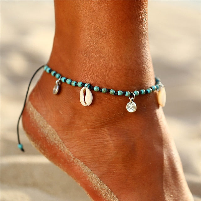 Bohemian Colorful Turkish Eyes Anklets