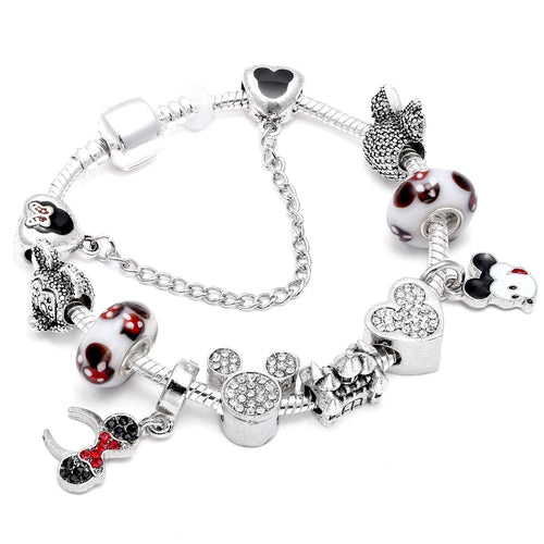 Mickey Minnie Mouse Charm Bracelets