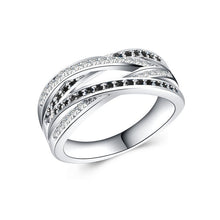 Load image into Gallery viewer, Silver Endless Beauty Twisting Zircon Pandora Ring