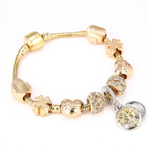 Golden Charm Bracelet