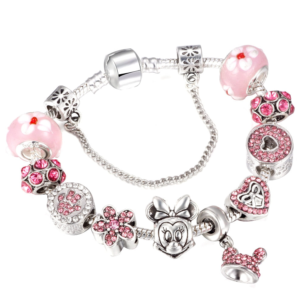 Mickey Minnie Charm Bracelets