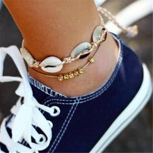 Load image into Gallery viewer, Fashion Colorful Beads Cowrie Shell Anklet