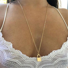 Load image into Gallery viewer, Small Lock Choker Necklace