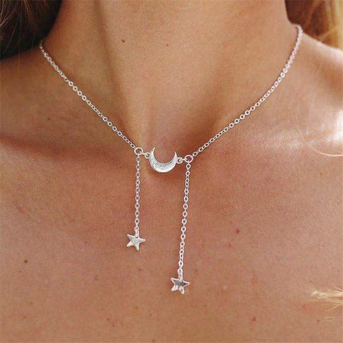 Star and Moon Necklace