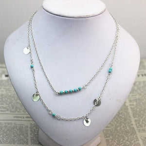 Gold And Bead Necklace