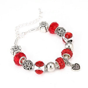 Silver Color Charm Bracelets