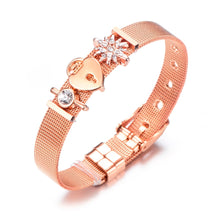 Load image into Gallery viewer, Fashion Jewelry Rose Gold  Charm Bracelet