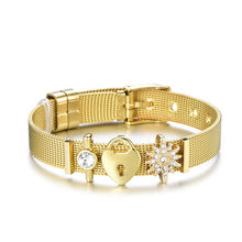 Load image into Gallery viewer, Fashion Jewelry Rose Gold  Charm Bracelet