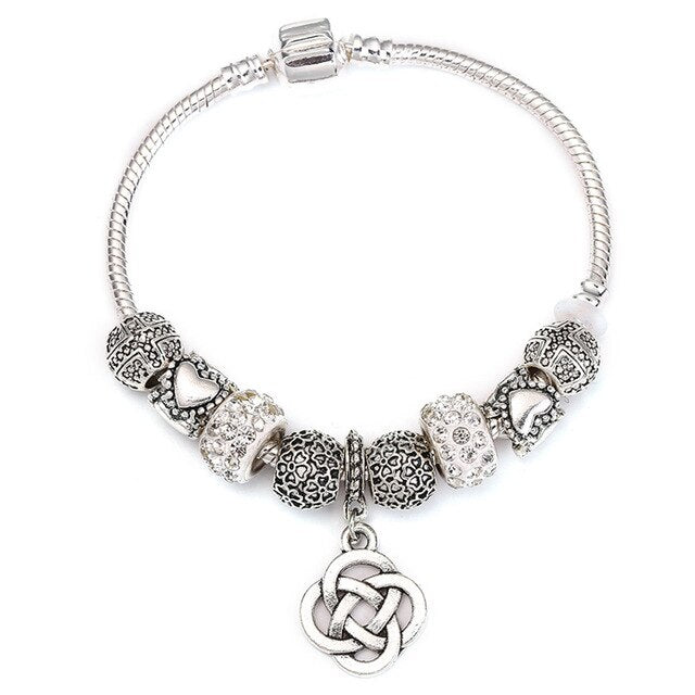 Geometry Dangle Charm Bracelet