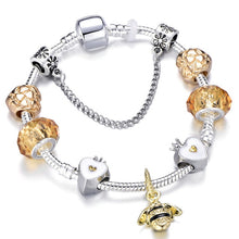 Load image into Gallery viewer, Charm Bracelet Glass Bead Pandora