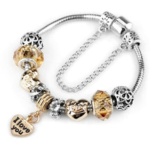 Load image into Gallery viewer, Charm Bracelet Glass Bead Pandora