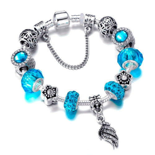 Silver Plated Charm Bracelet