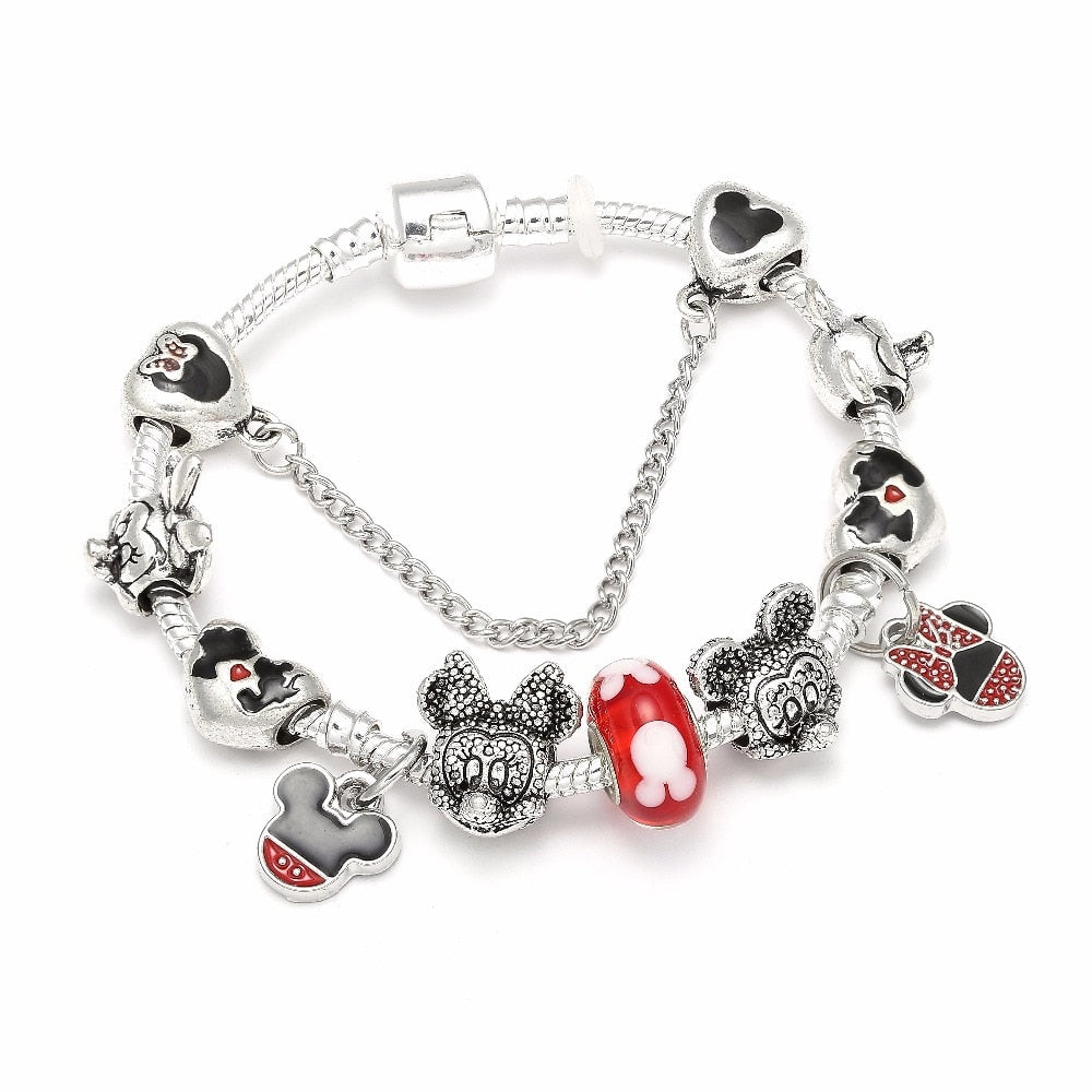 Mickey & Minnie Charm Bracelets
