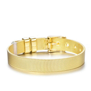 Rose Gold Stainless Steel Family Bracelet