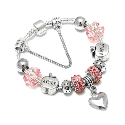 Pink Charm Bracelet